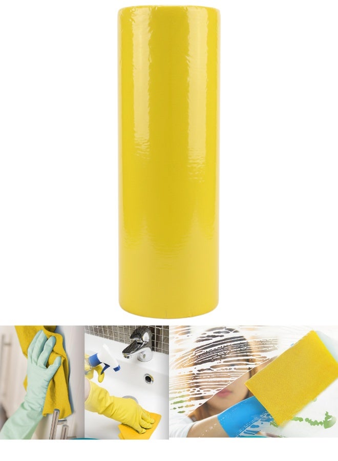 روماتكس رول فوط تنظيف متعددة الاستخدامات للمطابخ والمنزل والمكاتب، مناشف قماشية عالية الجودة 20 قطعة باللون الأصفر، قوية الامتصاص، سهلة التقطيع والفصل، مثالية للأسطح الزجاجية والخشبية والمعدنية والسيراميكية، رول مناشف للتنظيف الجاف والرطب، أدوات تنظيف احترافية للمنزل والمطبخ والمطاعم، فوط منزلية مقاومة للخدش وسريعة الجفاف - Image 1